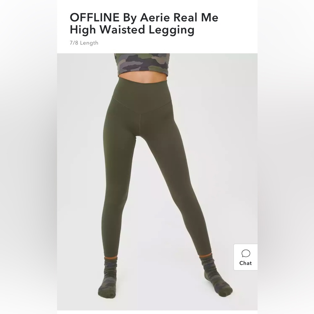 Aerie Offline 7/8 high waisted Real Me leggings